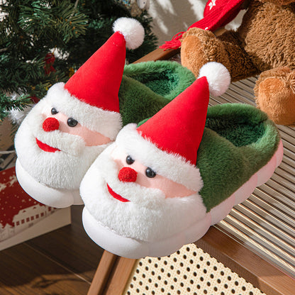 OMNI™ 3D Plush Unisex Santa Claus Thick-soled Non-slip Slippers