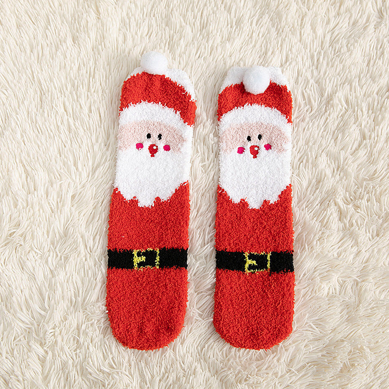 OMNI™ 3D Plush Coral Fleece Christmas Socks