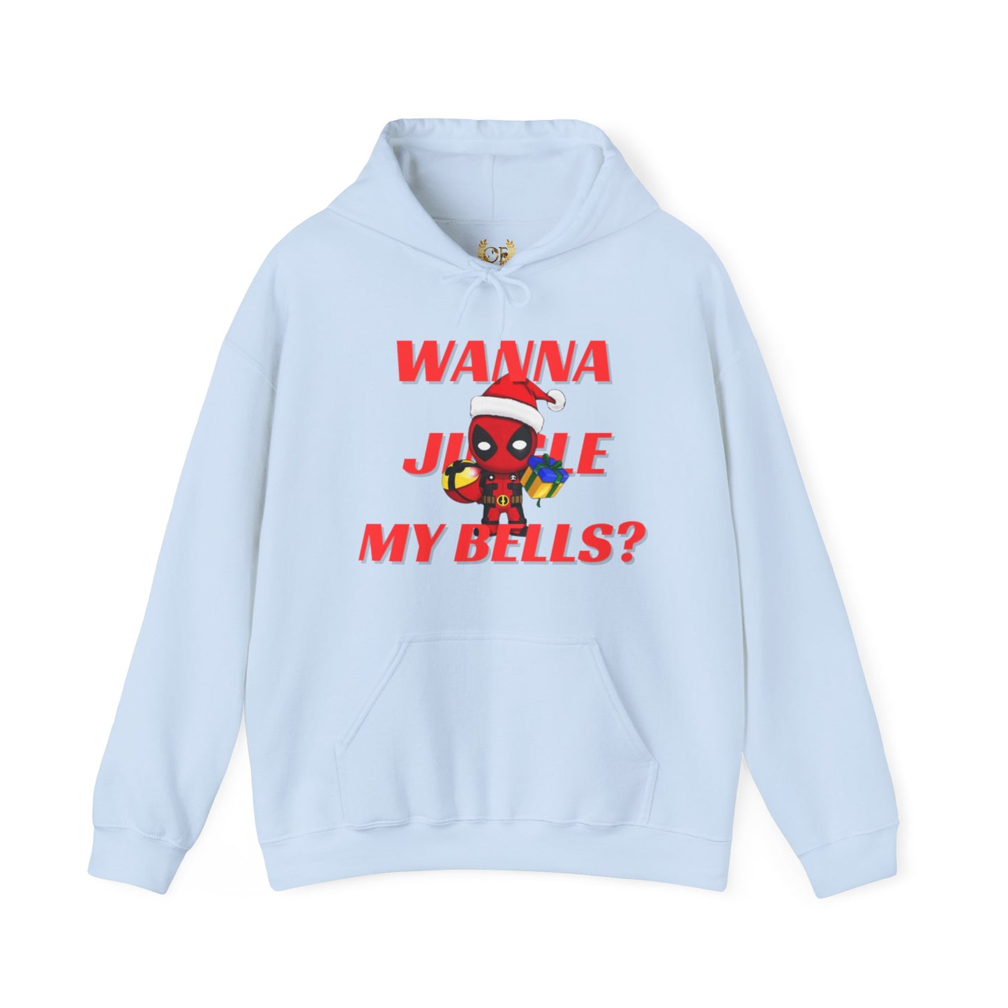 OMNI™ Deadpool Santa (Wanna Jingle My Bells?) Christmas Themed Hoodie