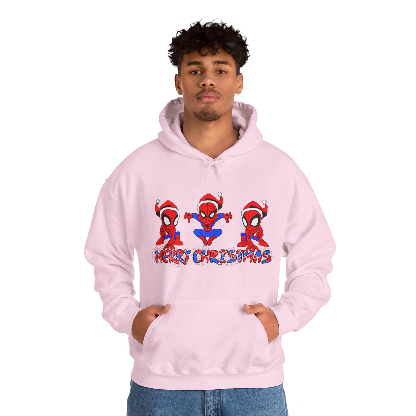 OMNI™ Spider-man Christmas Themed Unisex Heavy Blend Hoodie