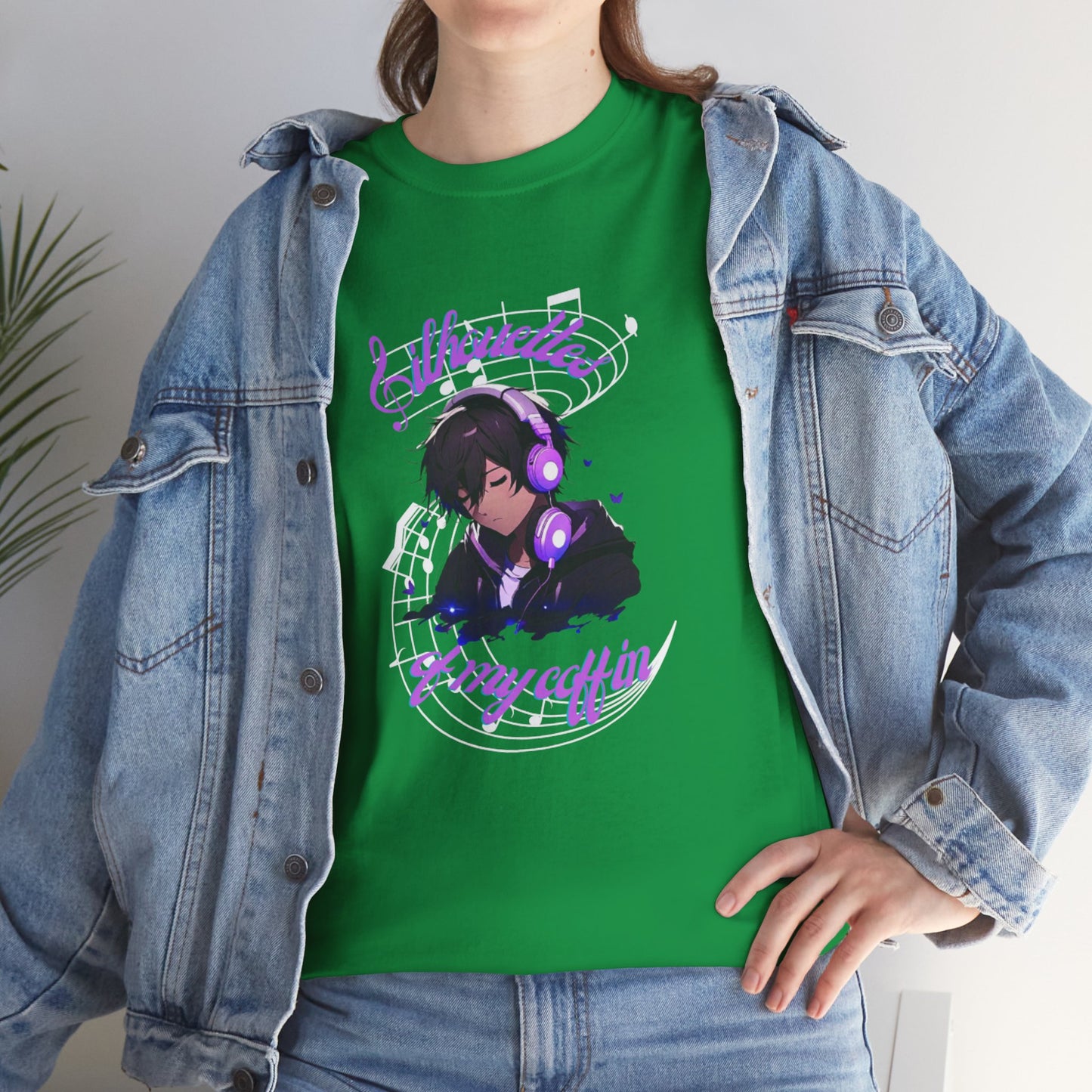 Silhouettes Of My Coffin Unisex Heavy Cotton T-Shirt