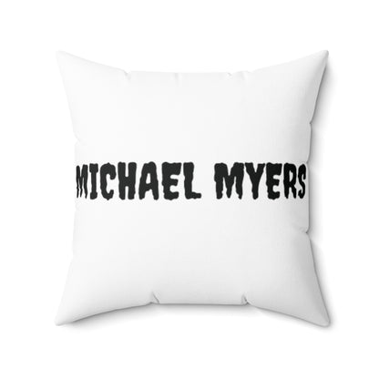 OMNI™ Michael Myers Design Spun Polyester Square Pillow for Halloween