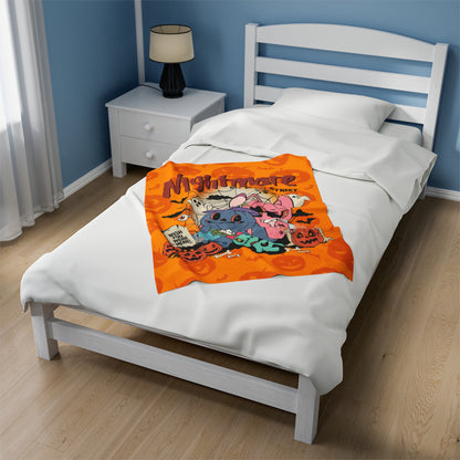 OMNI™ Nightmare On Main Street Velveteen Plush Blanket