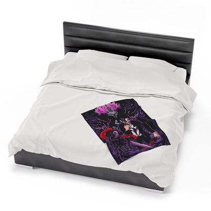 OMNI™ Solo Leveling (Ashborn, Sung Jin Woo and Igris) Velveteen Plush Blanket