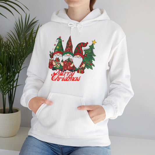 OMNI™ Merry Christmas Garden Gnomes Unisex Heavy Blend Hoodie