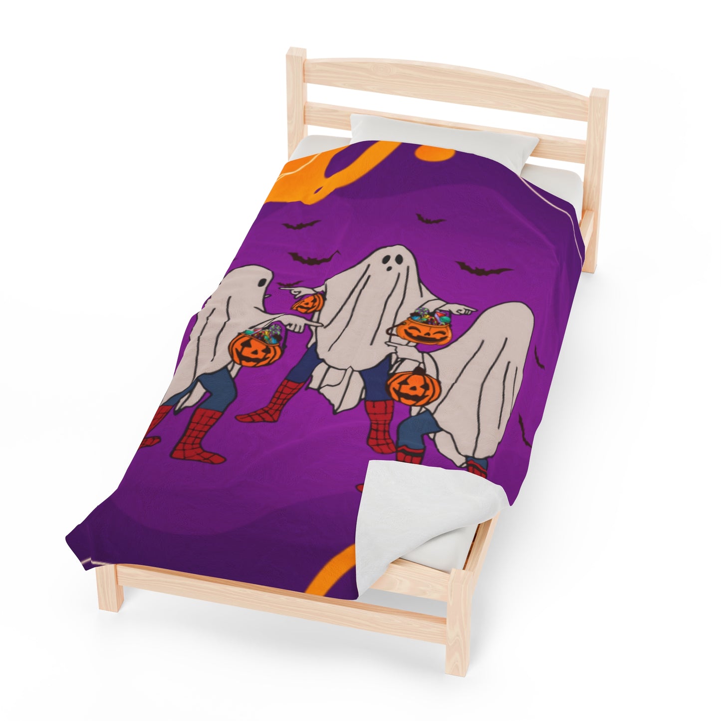 OMNI™ Halloween Themed Spider-Man Meme Velveteen Plush Blanket