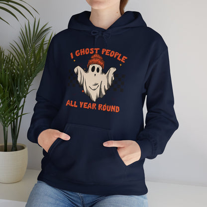 OMNI™ I Ghost People All Year Round Unisex Heavy Blend Hoodie