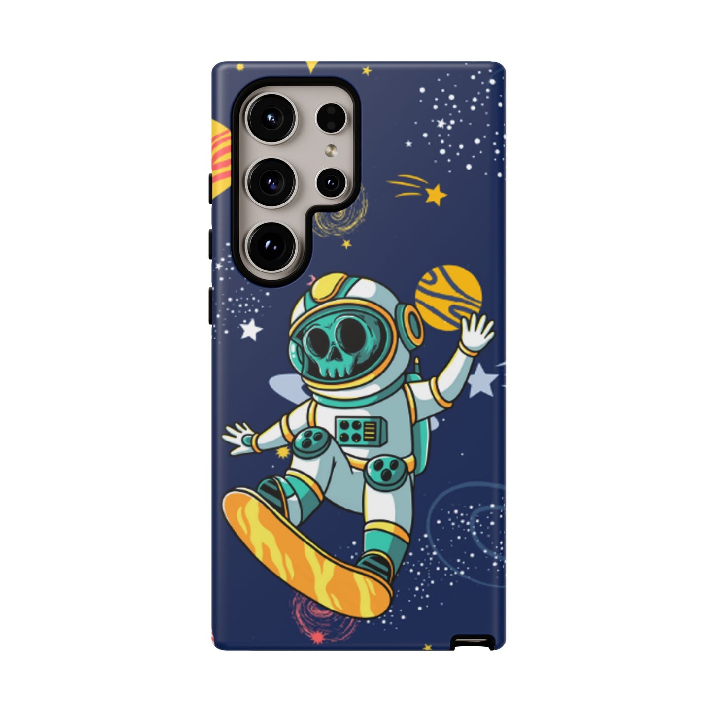 OMNI™ Skeleton Astronaut Space Surfer Double Layered Phone Case