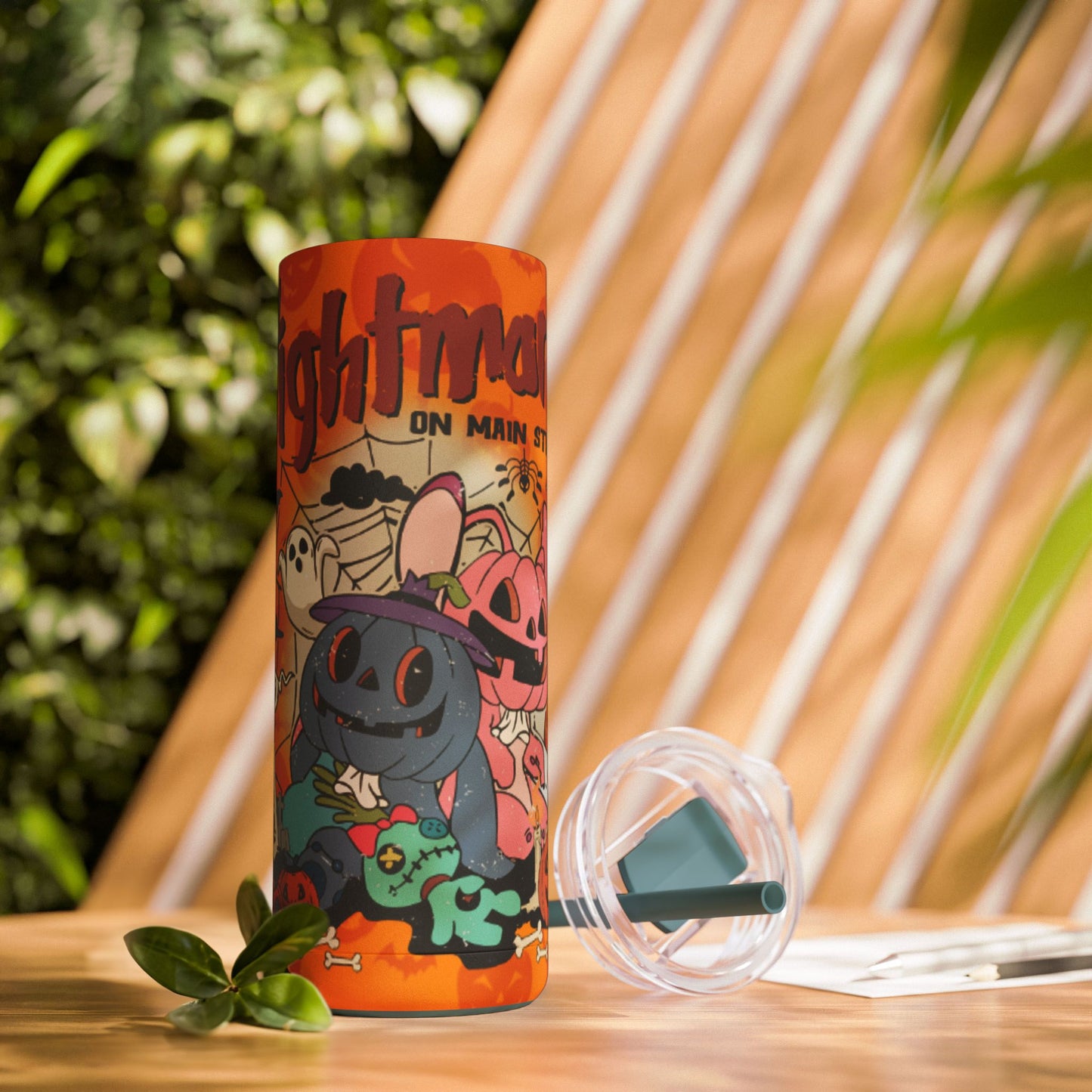 OMNI™ Nightmare On Main Street Maars Maker Skinny Matte Tumbler