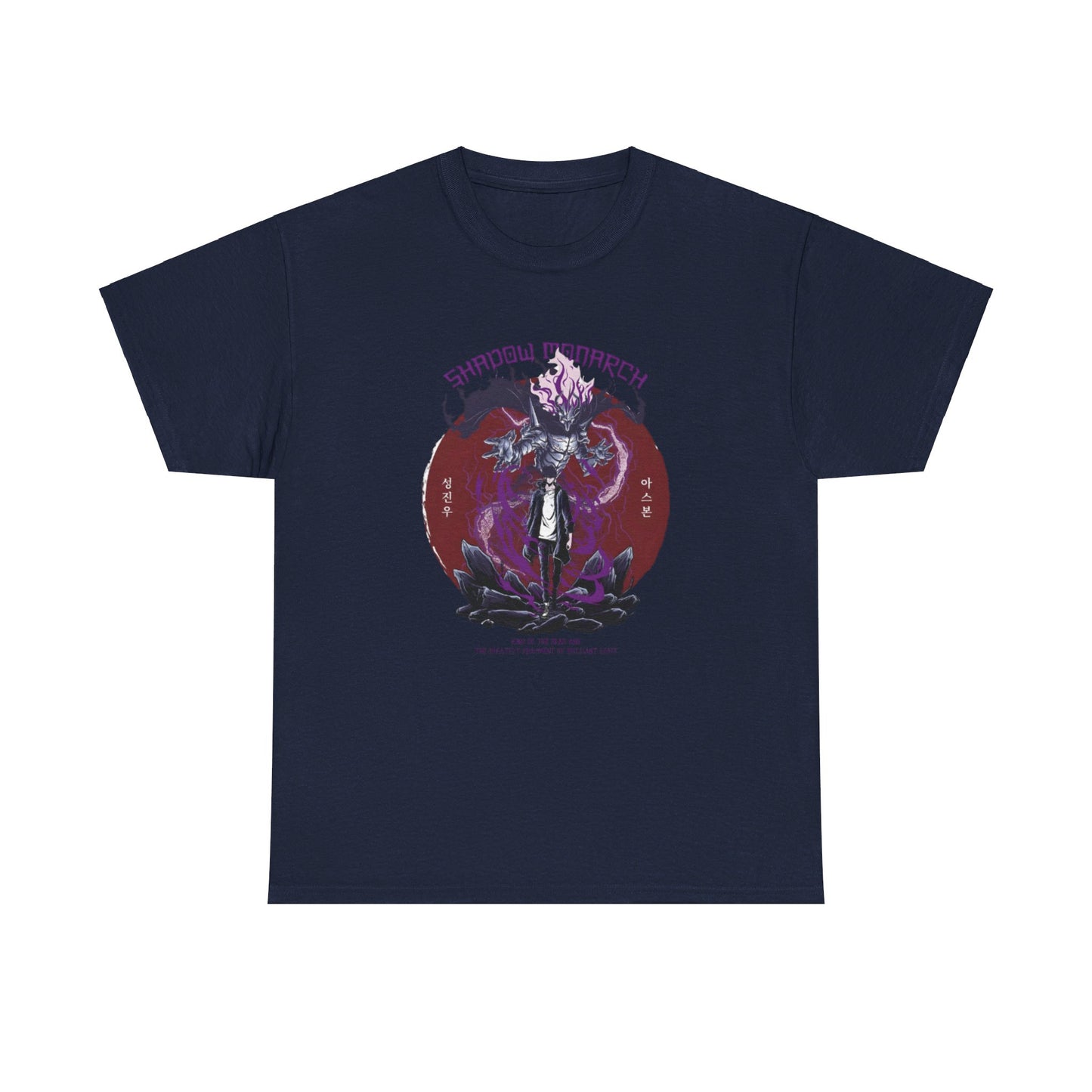 OMNI™ Shadow Monarch (Sung Jin Woo and Ashborn) Unisex Heavy Cotton T-Shirt