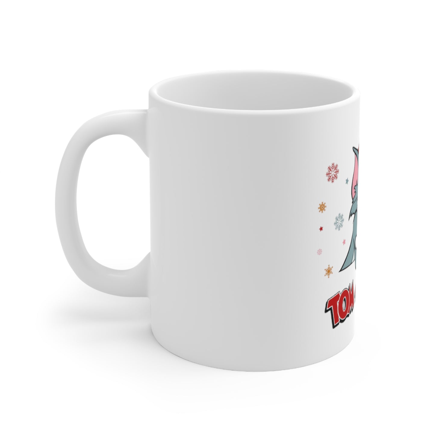 OMNI™ Tom and Jerry Christmas Themed Ceramic Mug (11oz)