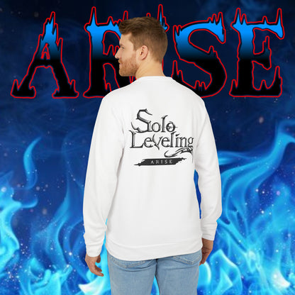 OMNI™ Solo Leveling Marshal Igris Adidas Unisex Fleece Crewneck Sweatshirt