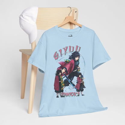 OMNI™ Demon Slayer Water Hashira Giyu Tomioka Unisex Heavy Cotton T-Shirt