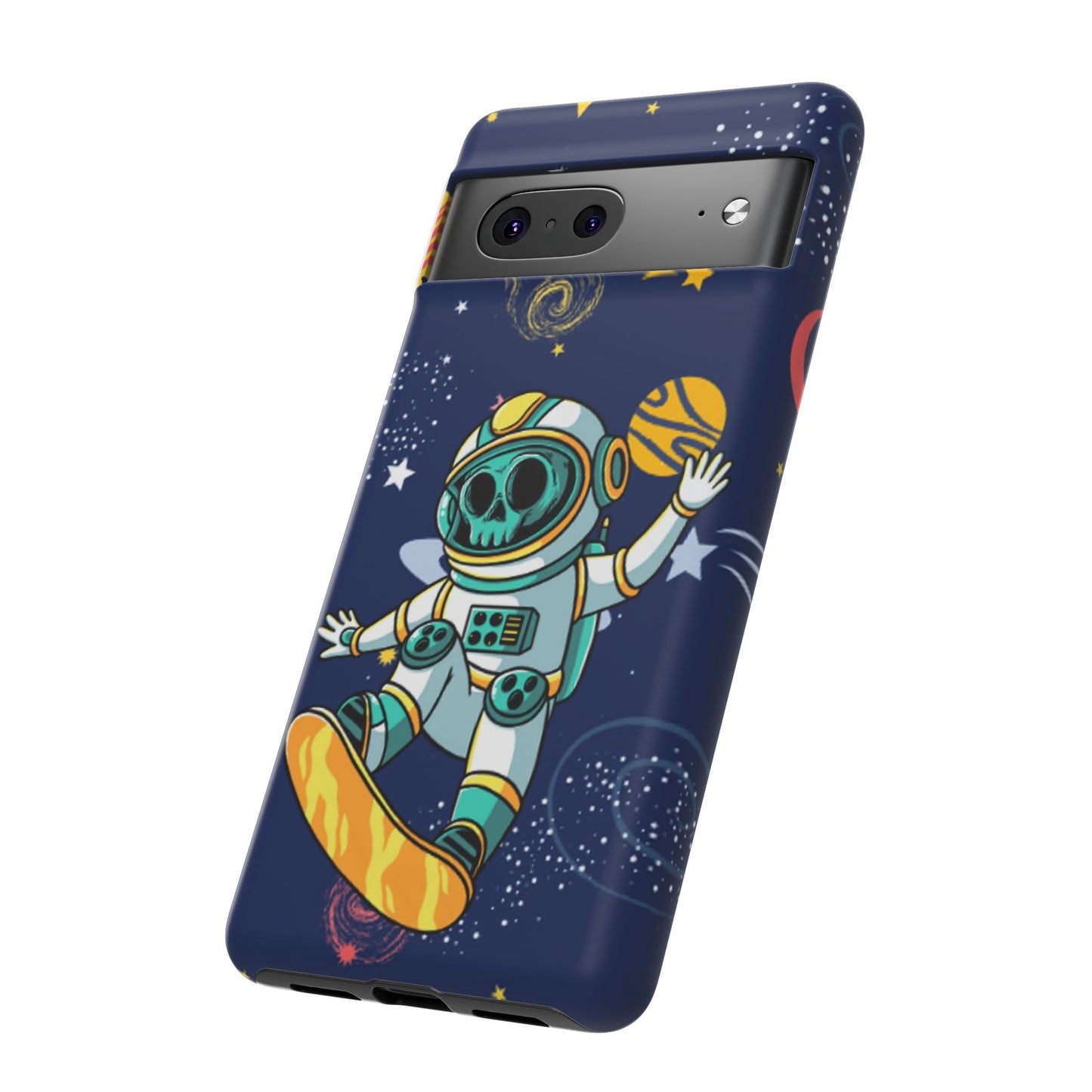 OMNI™ Skeleton Astronaut Space Surfer Double Layered Phone Case