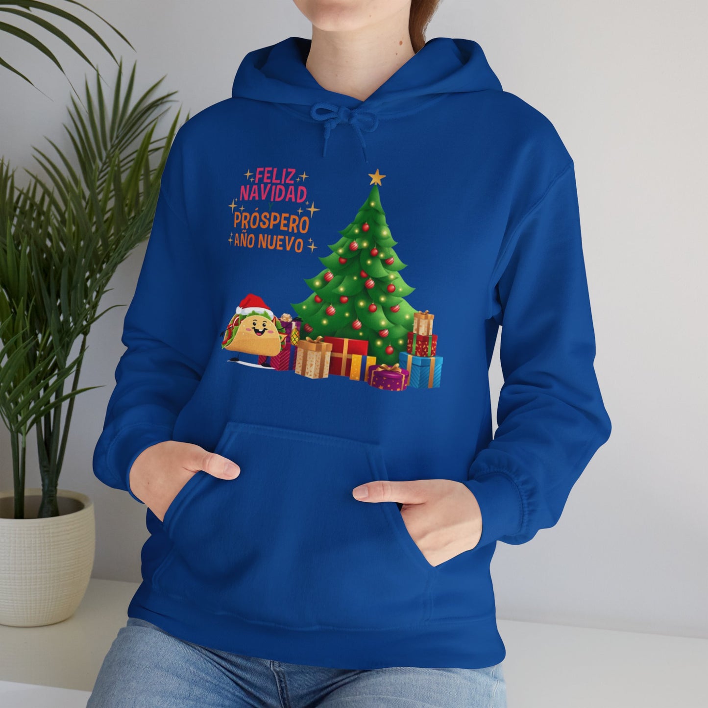 OMNI™ Taco Santa Christmas Holiday Themed Unisex Hoodie