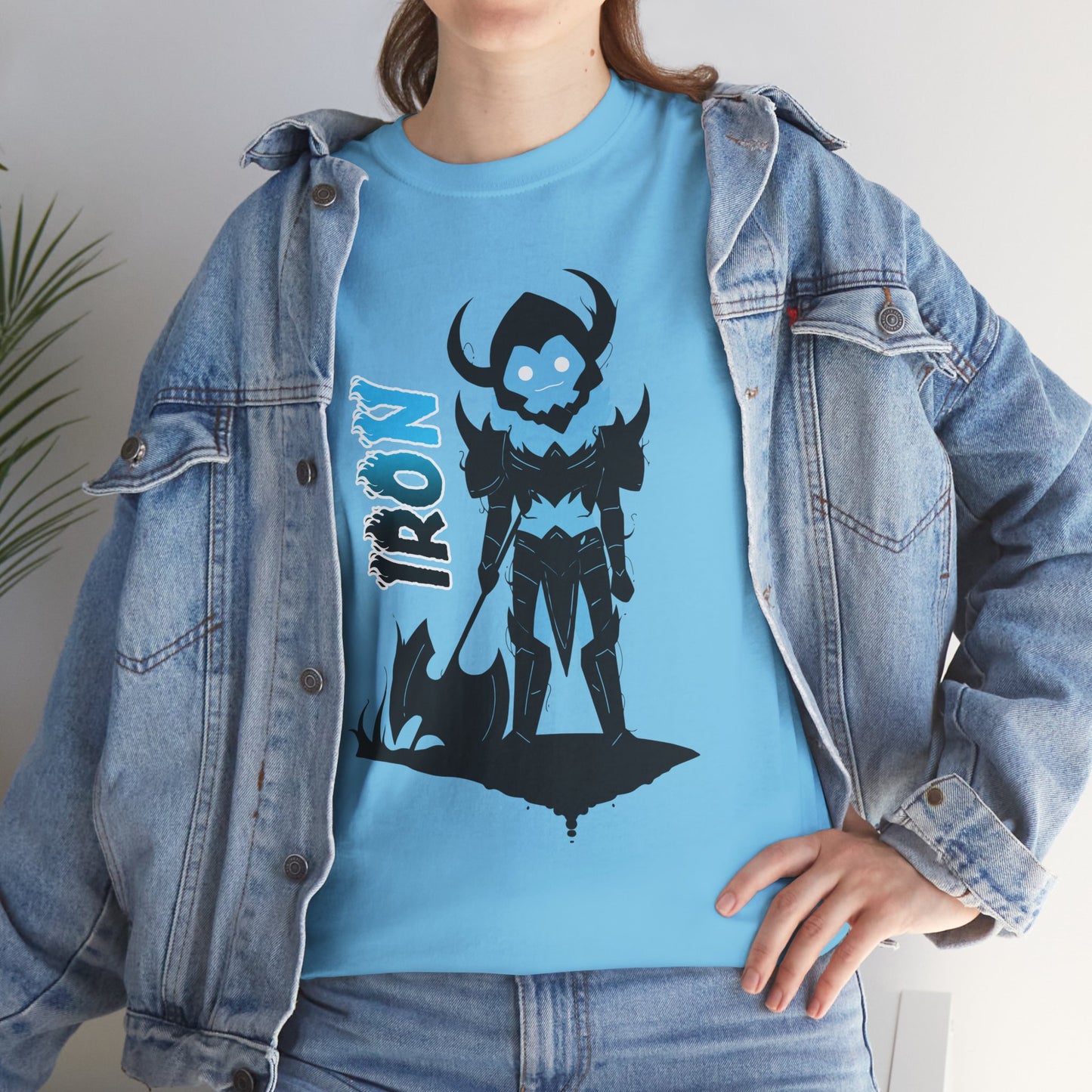 OMNI™ Solo Leveling Chibi Iron Unisex Heavy Cotton T-Shirt