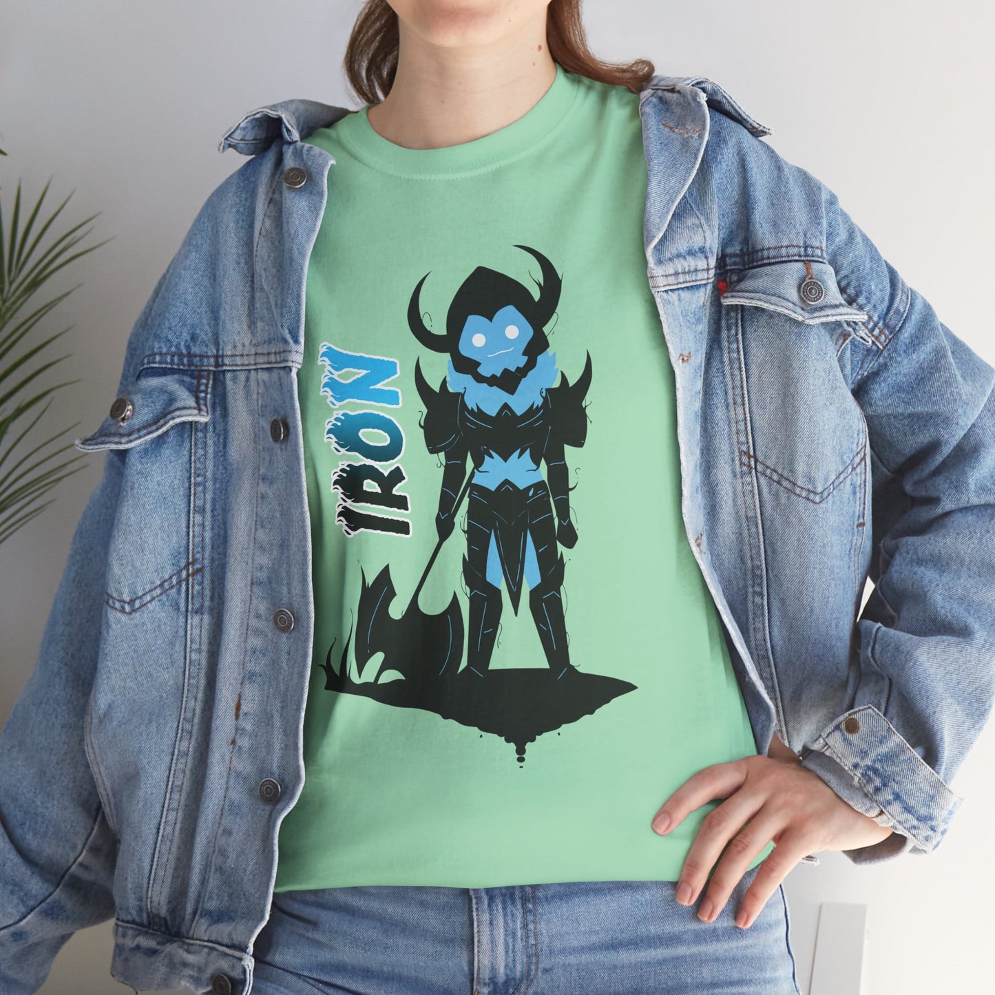 OMNI™ Solo Leveling Chibi Iron Unisex Heavy Cotton T-Shirt