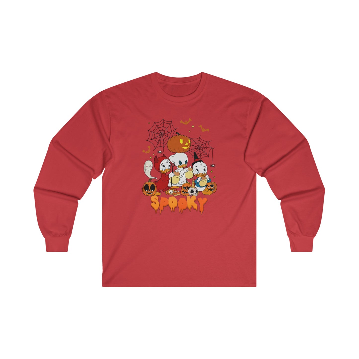 OMNI™ Spooky Halloween Duck Unisex Ultra Cotton Long Sleeve T-Shirt