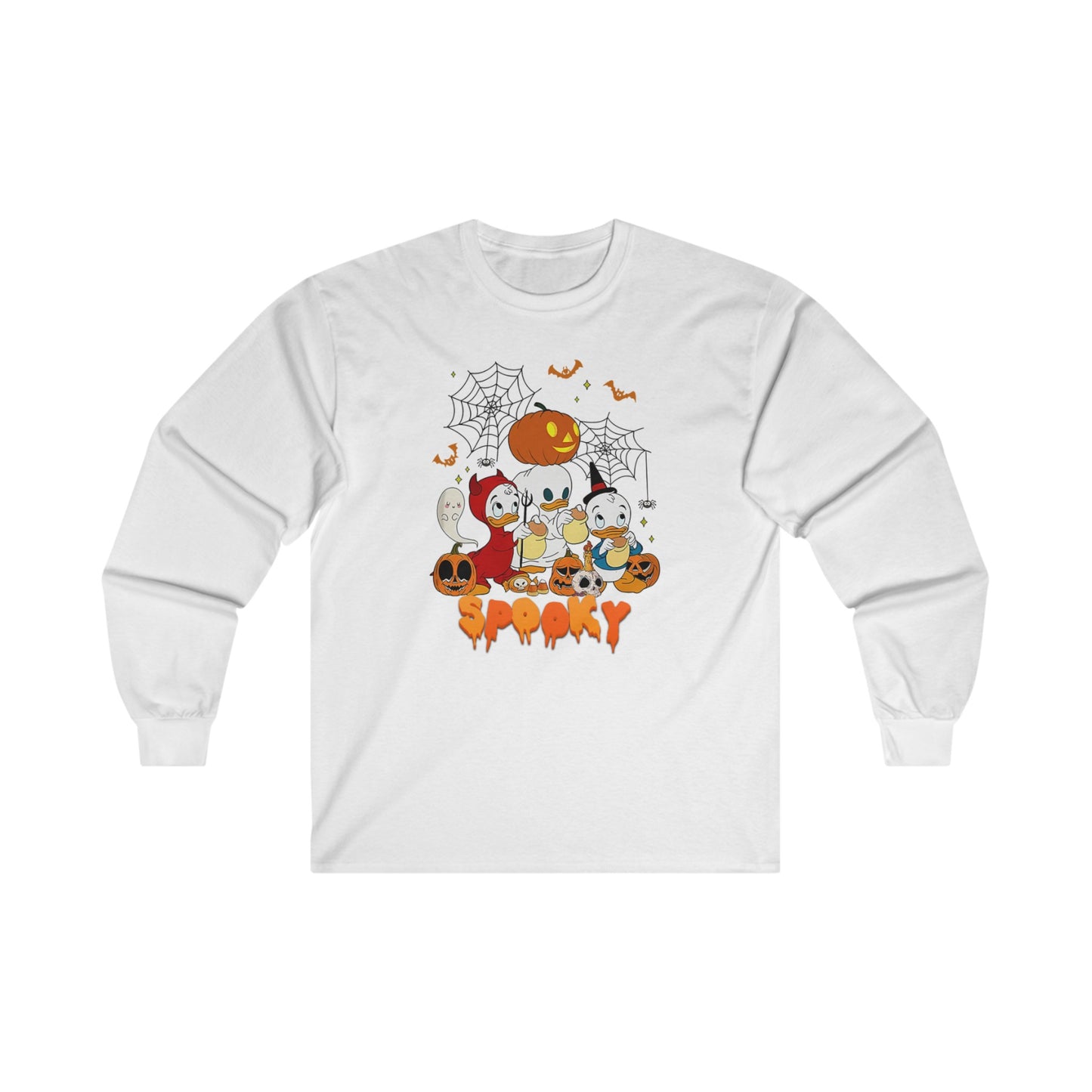 OMNI™ Spooky Halloween Duck Unisex Ultra Cotton Long Sleeve T-Shirt