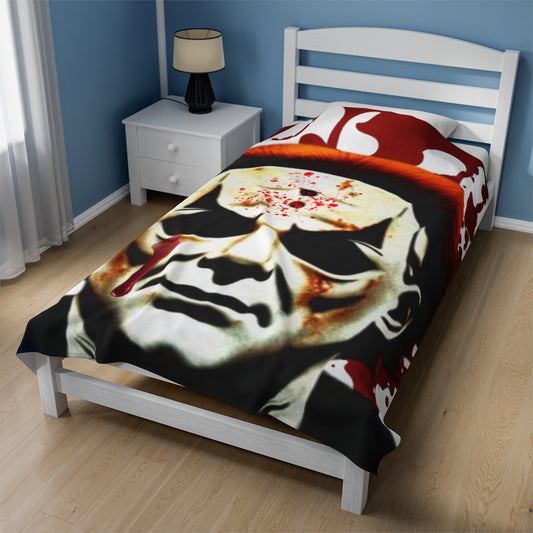 OMNI™ Michael Myers Design Velveteen Plush Blanket for Halloween