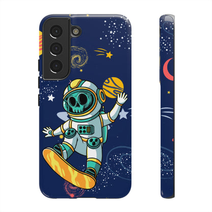 OMNI™ Skeleton Astronaut Space Surfer Double Layered Phone Case