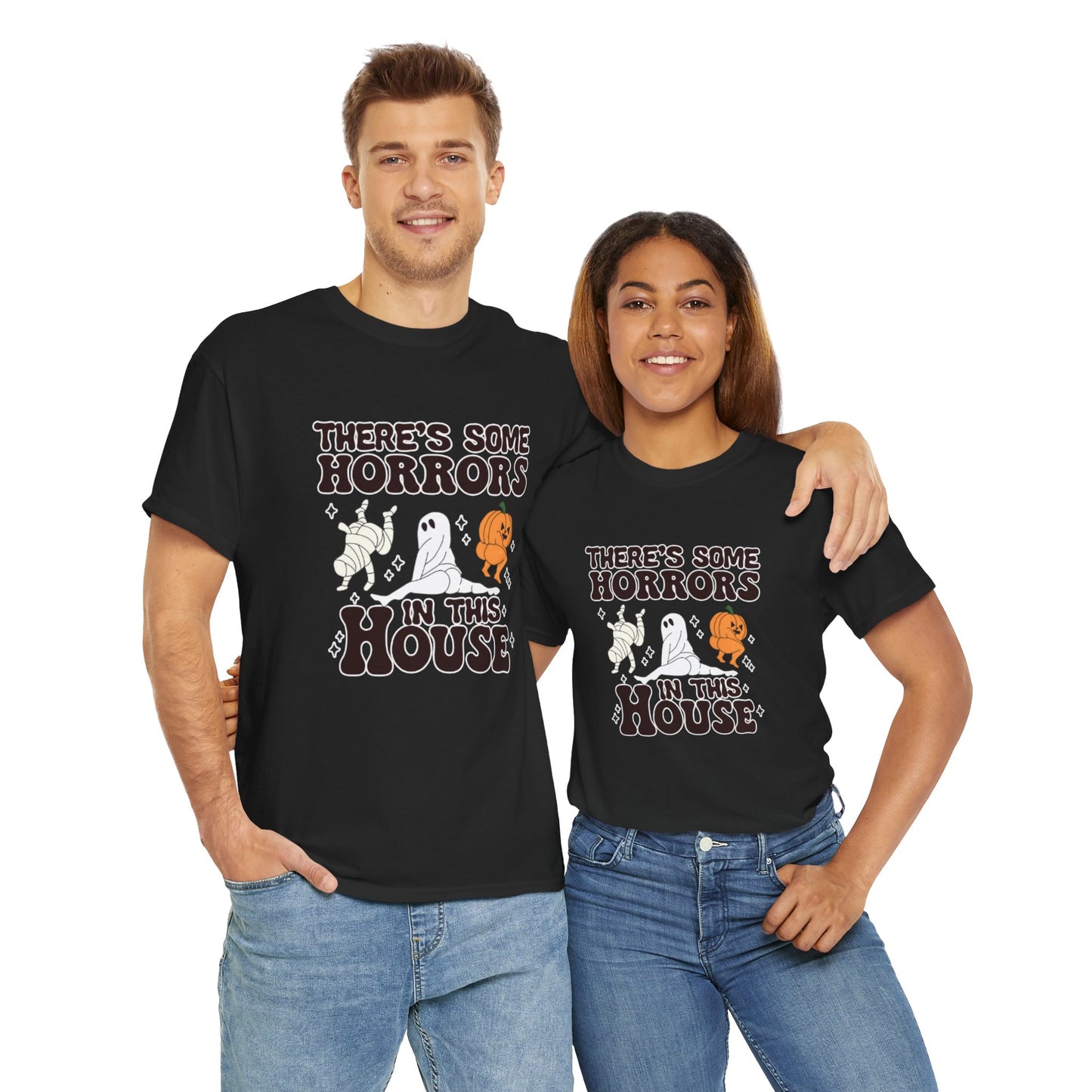 There's Some Horrors In This House Unisex Heavy Cotton Tee