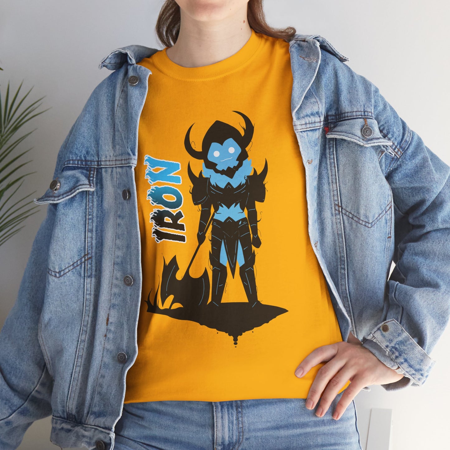 OMNI™ Solo Leveling Chibi Iron Unisex Heavy Cotton T-Shirt