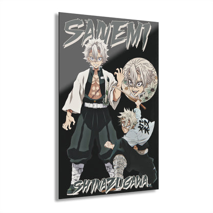 OMNI™ Demon Slayer Wind Hashia Sanemi Shinazugawa Acrylic Print