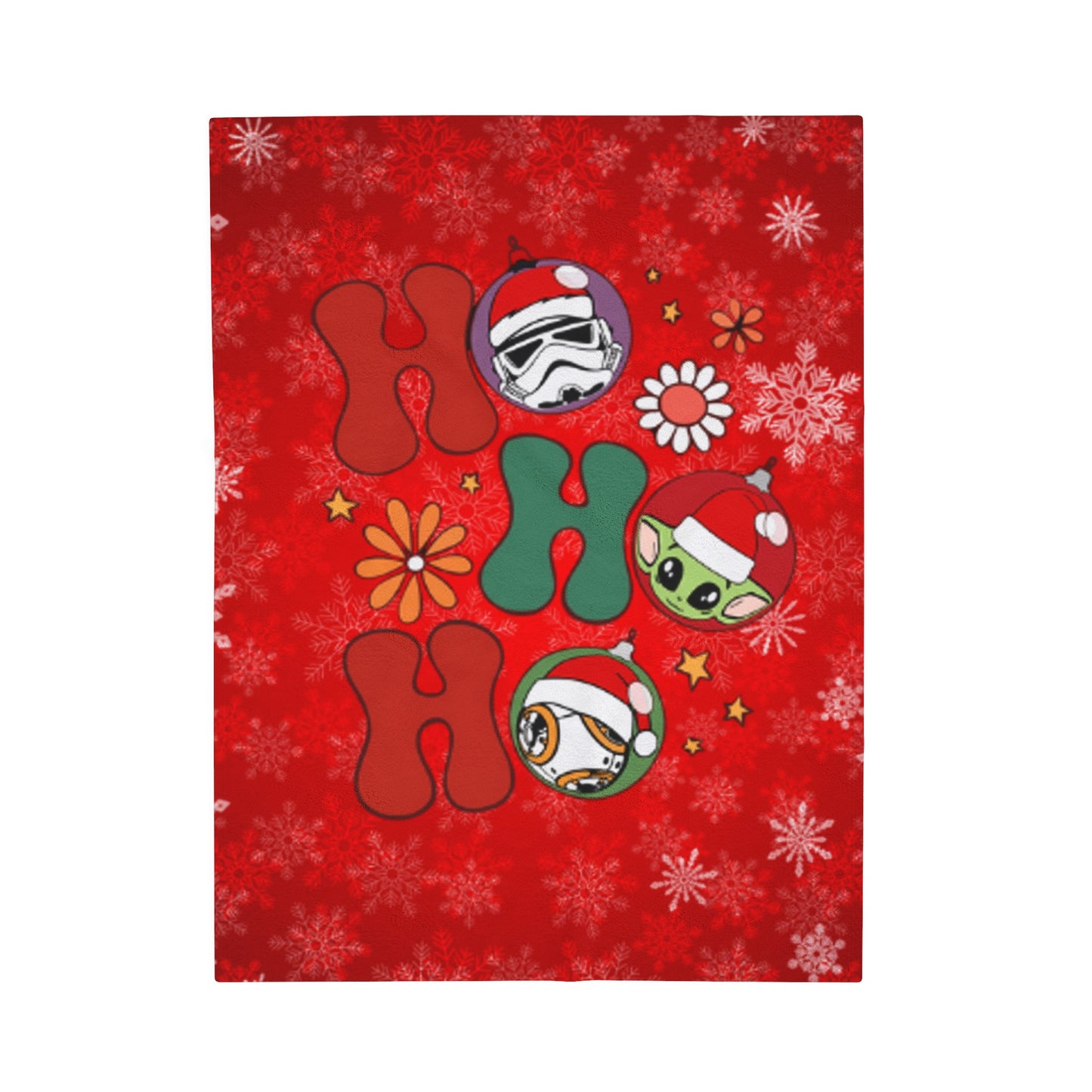 OMNI™ HO! HO! HO! Star Wars Christmas Themed Velveteen Plush Blanket