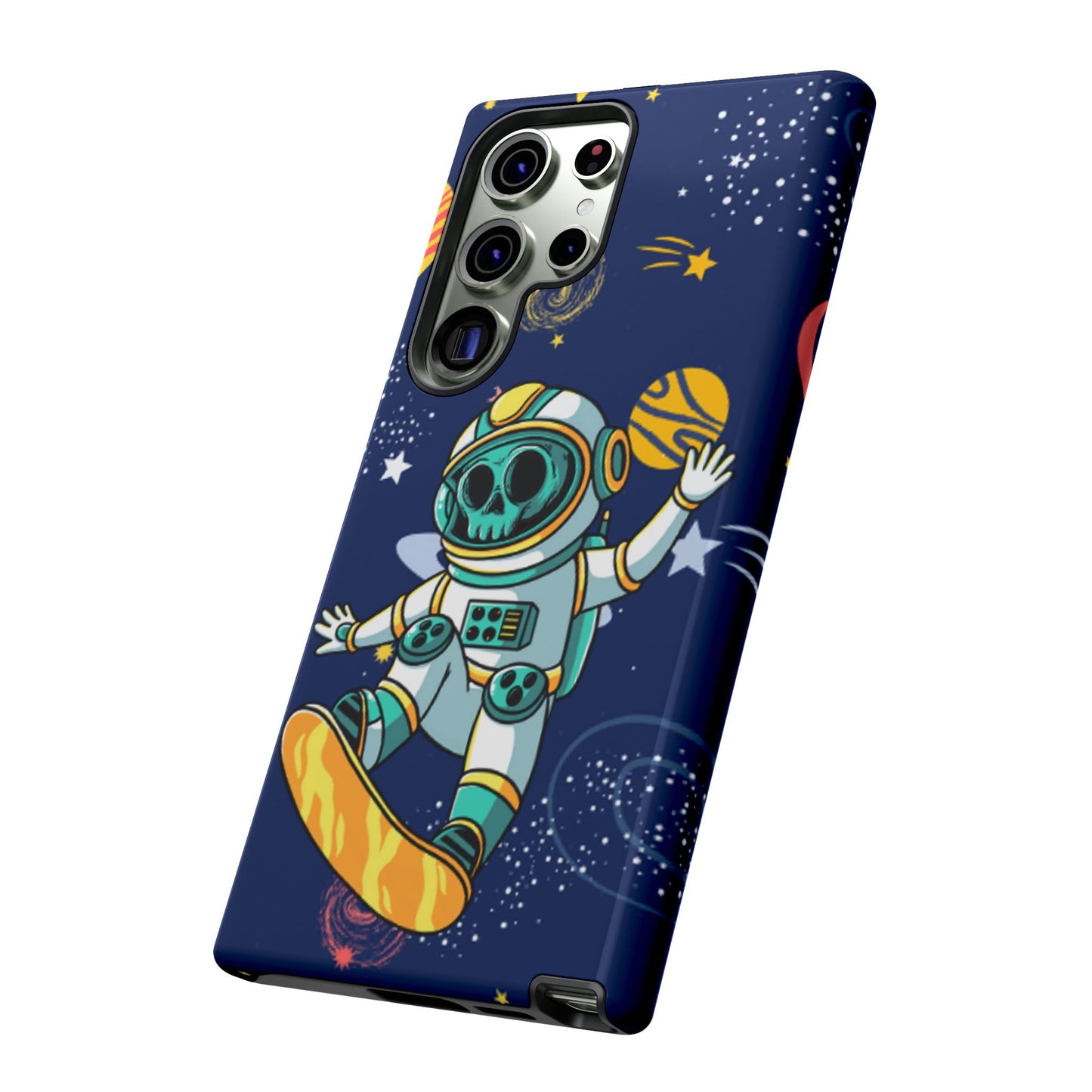 OMNI™ Skeleton Astronaut Space Surfer Double Layered Phone Case