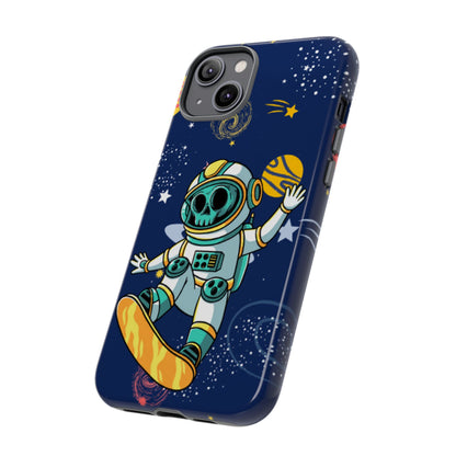 OMNI™ Skeleton Astronaut Space Surfer Double Layered Phone Case