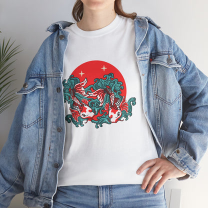 OMNI™ Japanese Koi Unisex Heavy Cotton T-Shirt