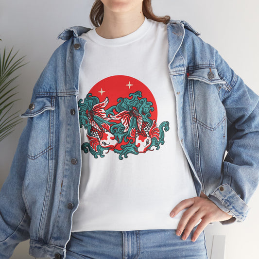 OMNI™ Japanese Koi Unisex Heavy Cotton T-Shirt