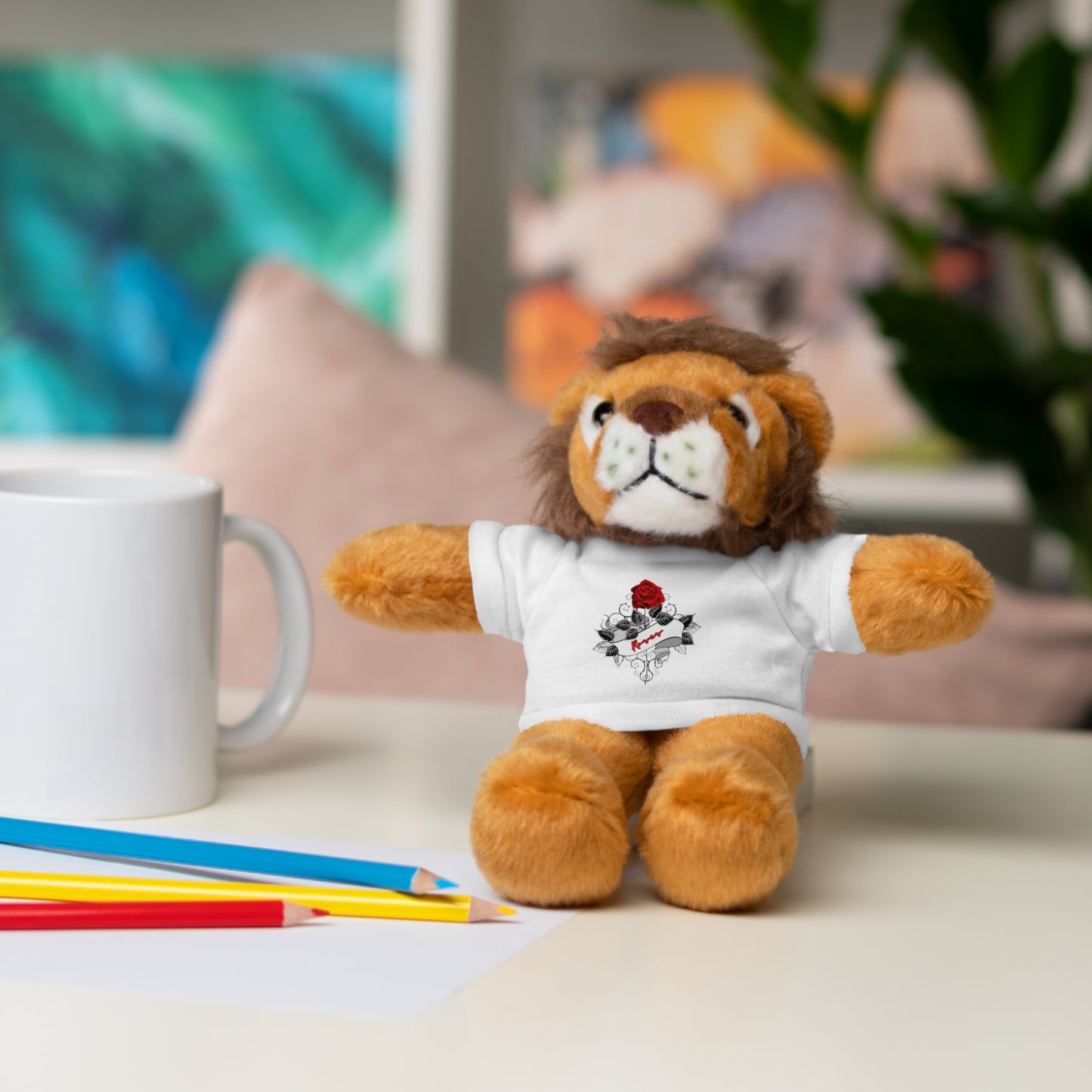 OMNI™ Roses Stuffed Animals with T-Shirt