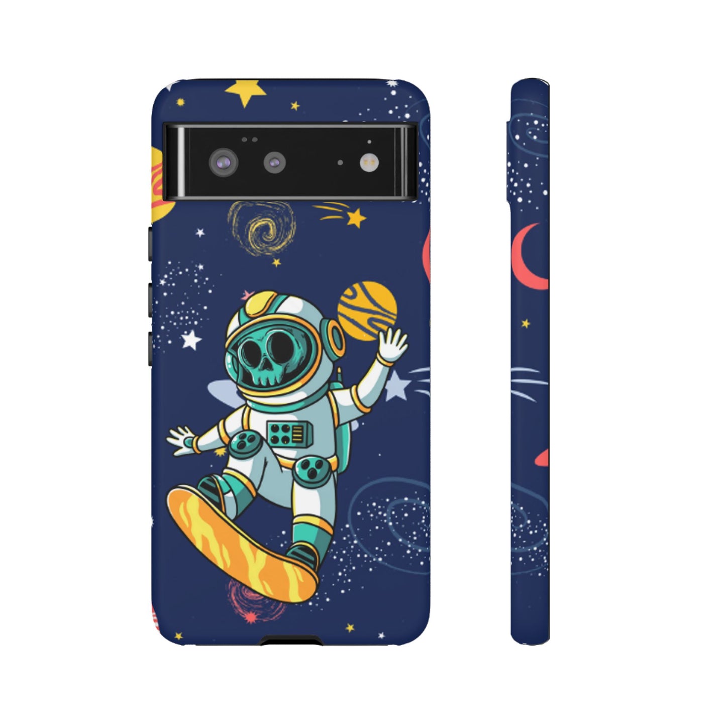 OMNI™ Skeleton Astronaut Space Surfer Double Layered Phone Case