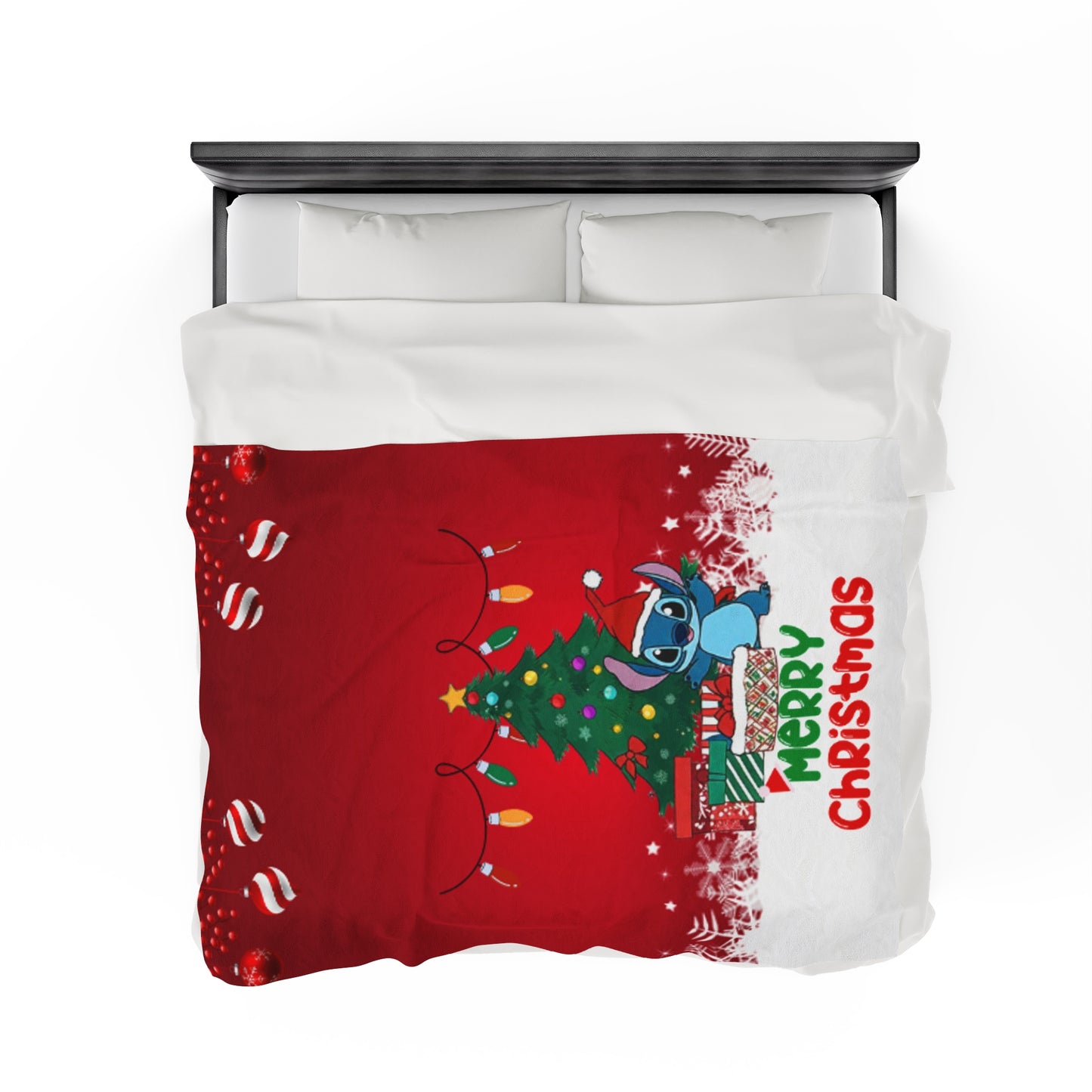 OMNI™ Stitch Christmas Themed Velveteen Plush Blanket