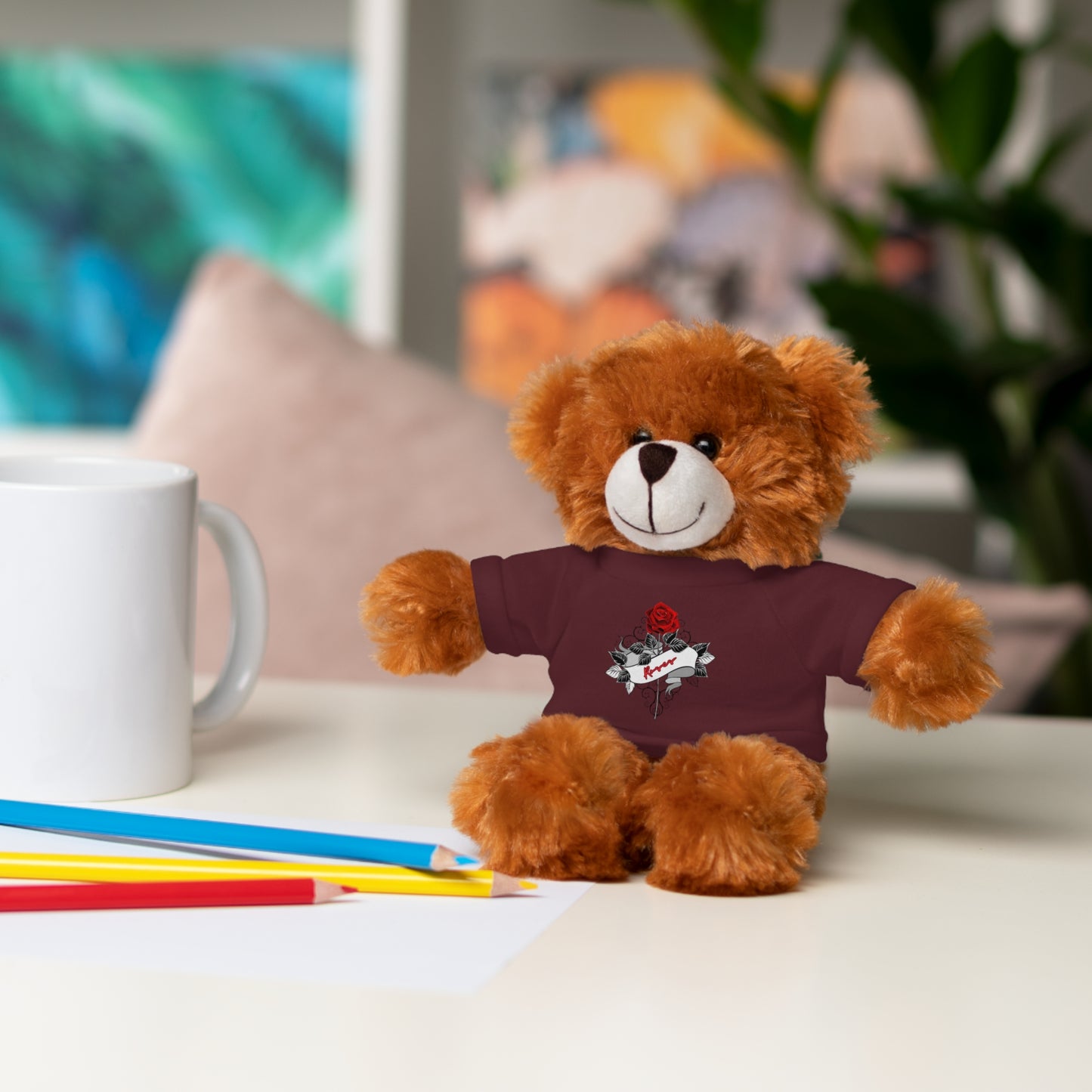 OMNI™ Roses Stuffed Animals with T-Shirt