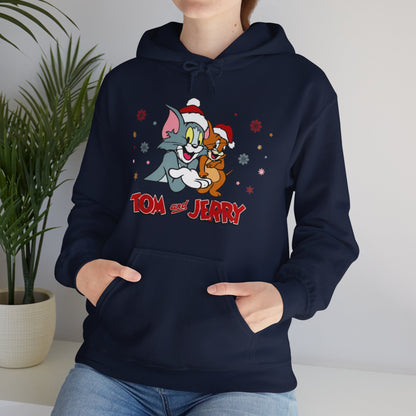 OMNI™ Tom and Jerry Christmas Themed Unisex Heavy Blend Hoodie