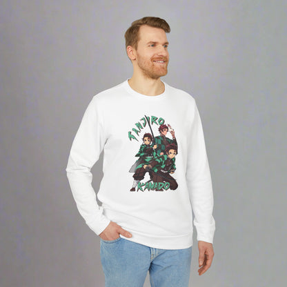 OMNI™ Demon Slayer Tanjiro Kamado Adidas Unisex Fleece Crewneck Sweatshirt