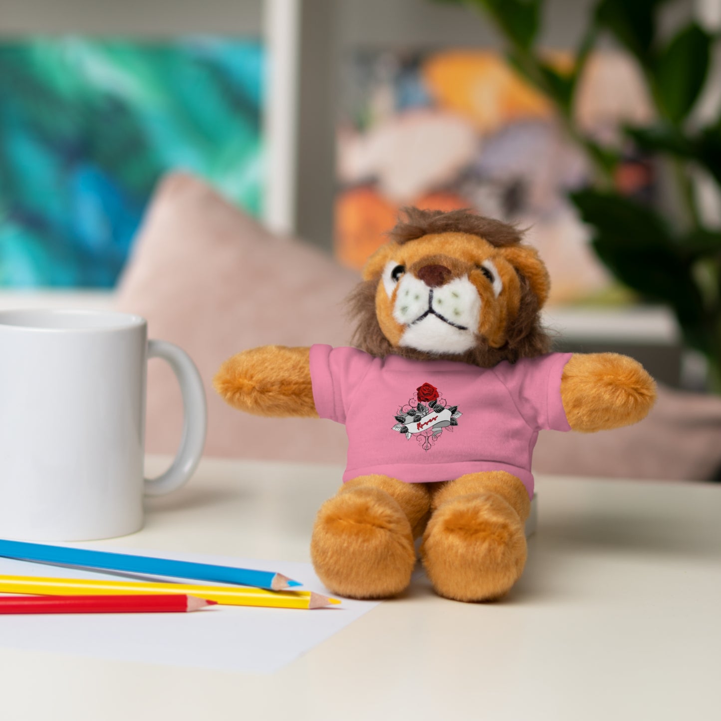 OMNI™ Roses Stuffed Animals with T-Shirt