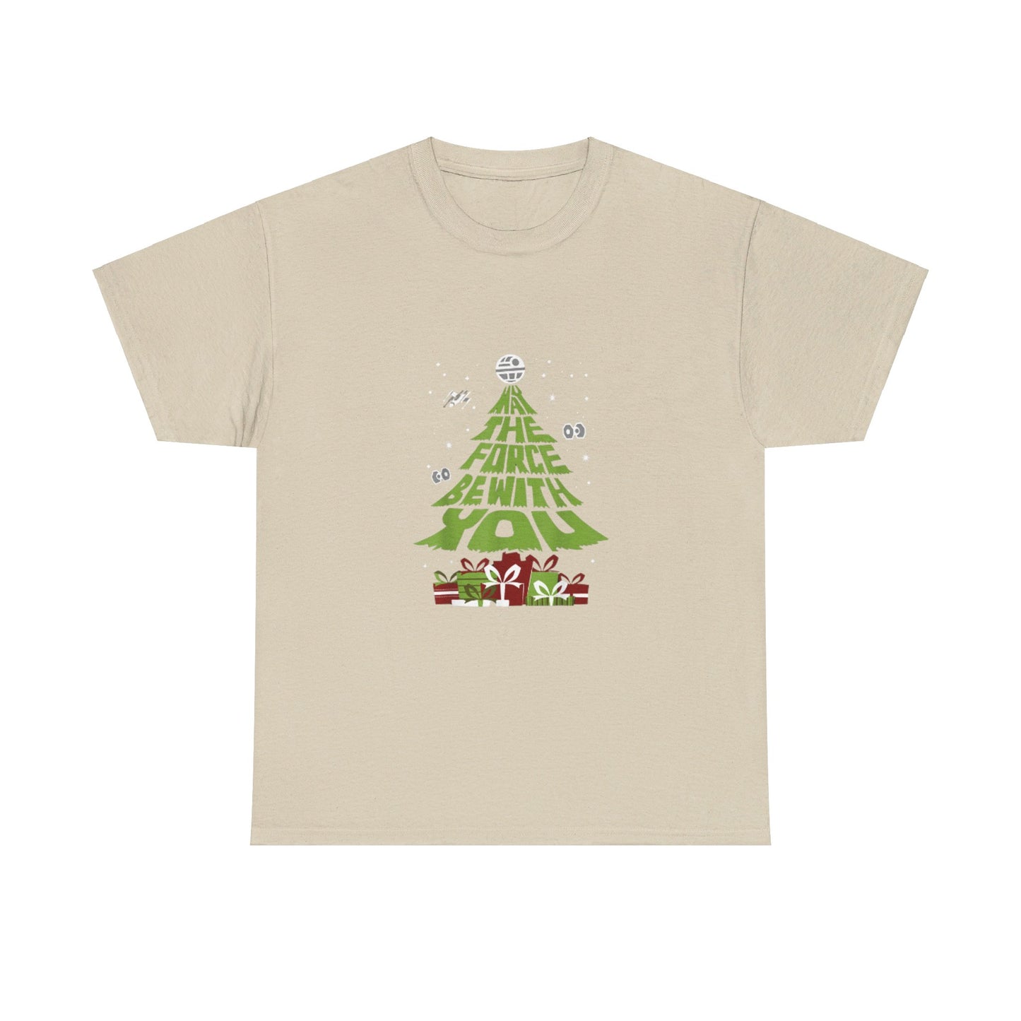 OMNI™ May The Force Be With You Christmas Tree Unisex Heavy Cotton T-Shirt