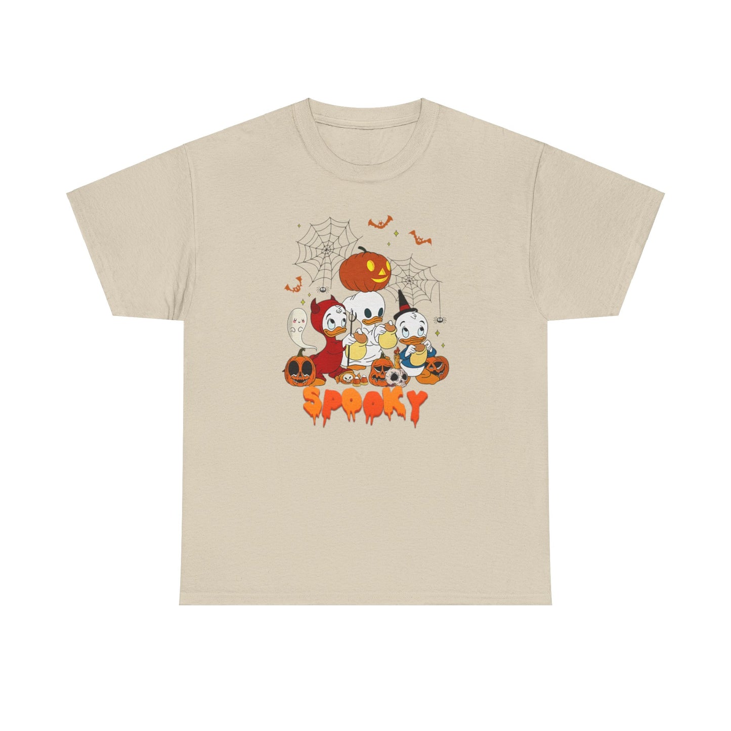 OMNI™ Spooky Halloween Duck Unisex Heavy Cotton T-Shirt