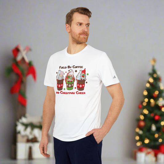 OMNI™ Fueld By Coffee And Christmas Cheer Adidas Unisex Sport T-Shirt