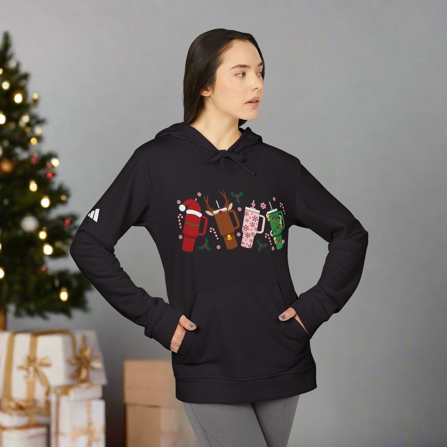 OMNI™ Christmas Tumbler Adidas Unisex Fleece Hoodie