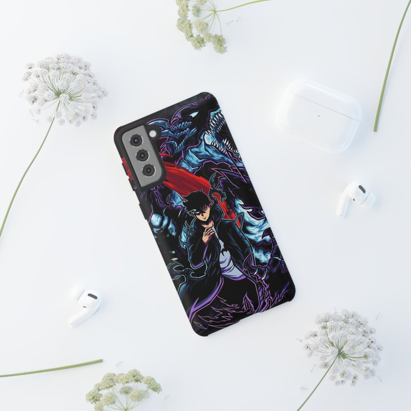 OMNI™ Solo Leveling (Sung Jin Woo and Kamish) Double Layered Phone Cases