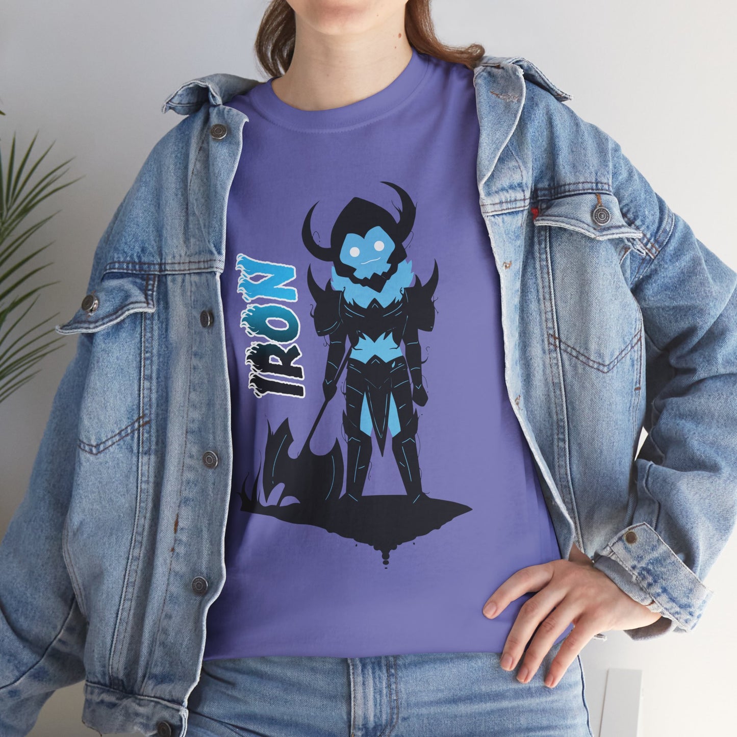OMNI™ Solo Leveling Chibi Iron Unisex Heavy Cotton T-Shirt