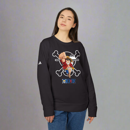OMNI™ One Piece Straw Hat Monkey D. Luffy Adidas Unisex Fleece Crewneck Sweatshirt