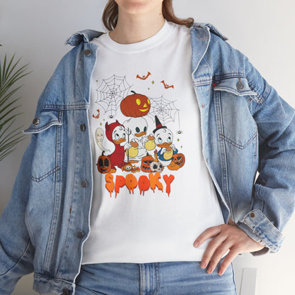 OMNI™ Spooky Halloween Duck Unisex Heavy Cotton T-Shirt