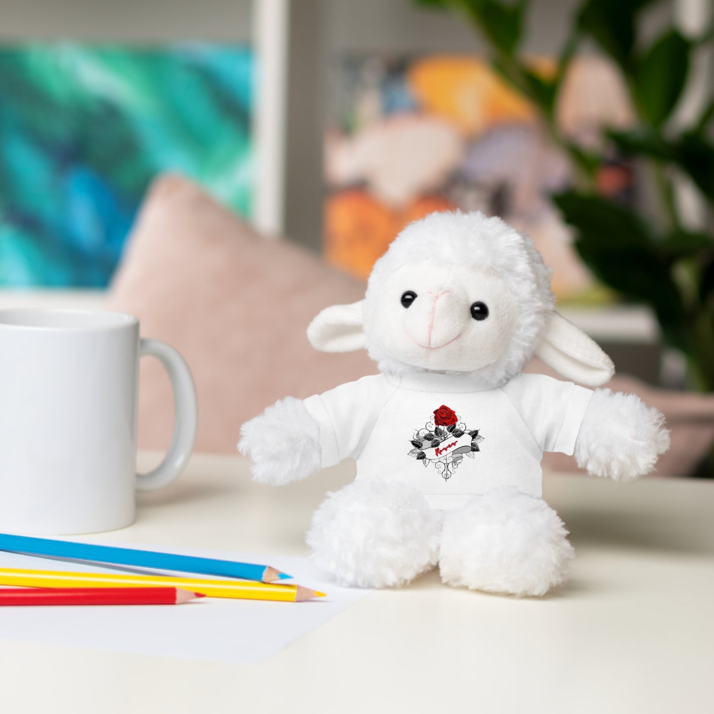 OMNI™ Roses Stuffed Animals with T-Shirt