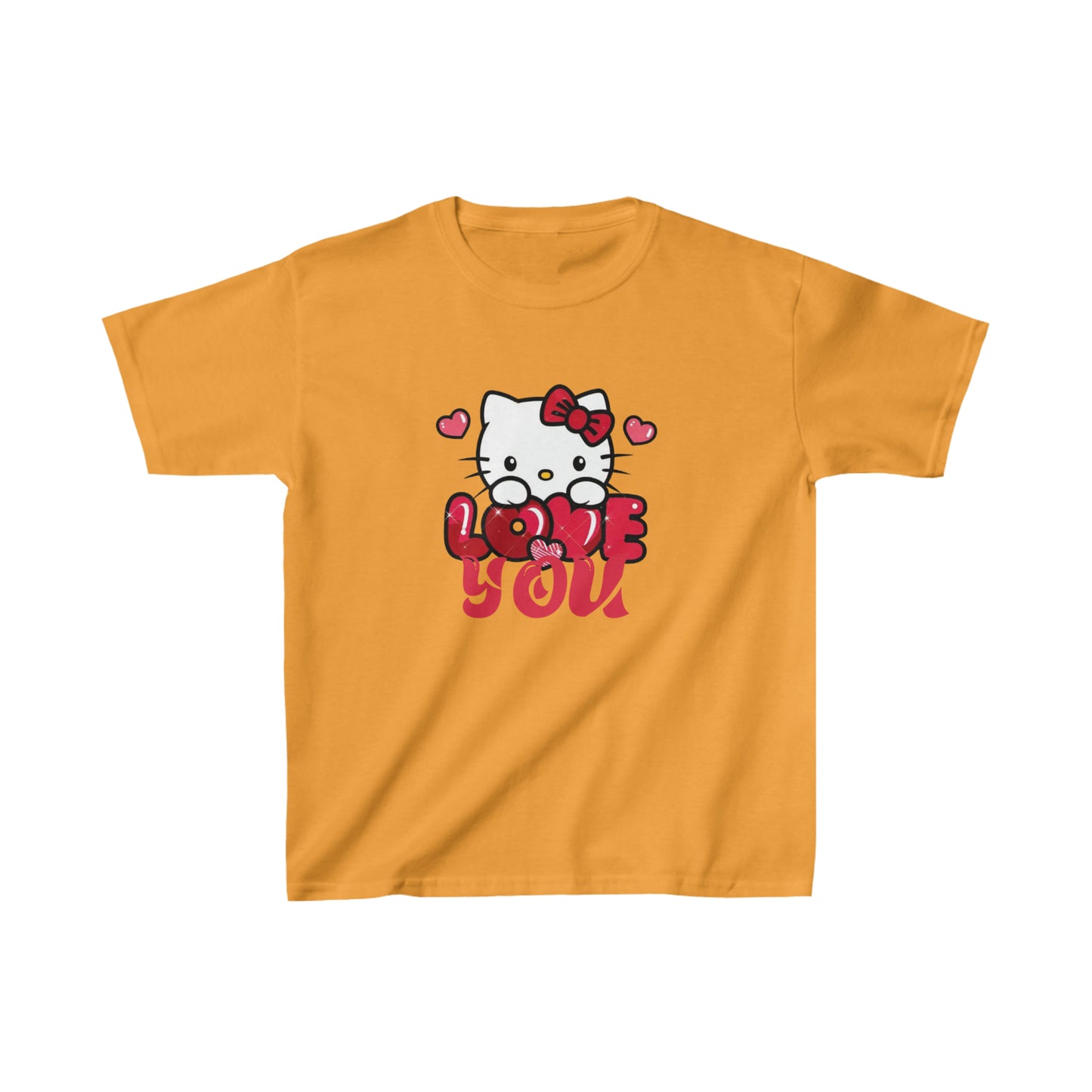 OMNI™ Hello Kitty Valentine's Day Kids Heavy Cotton T-Shirt